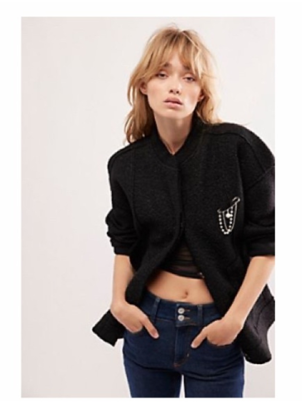 Free People Willow Bomber Jacket